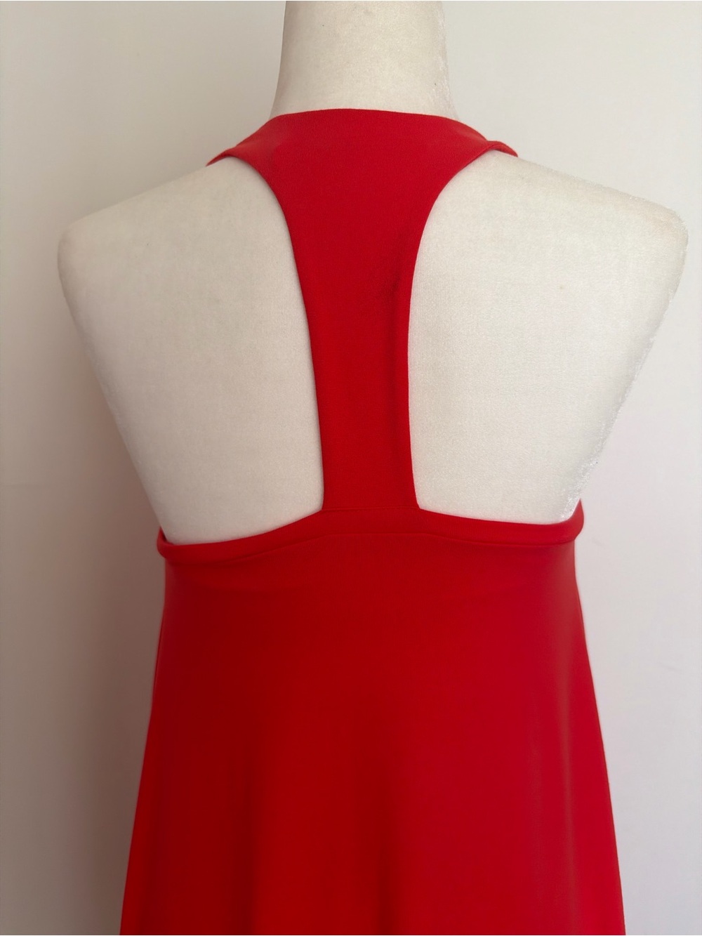 Susana Monaco Red Racerback Midi Dress
